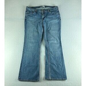 Levi’s Signature Women Jeans Blue Size 35x29 Low Rise Bootcut Denim